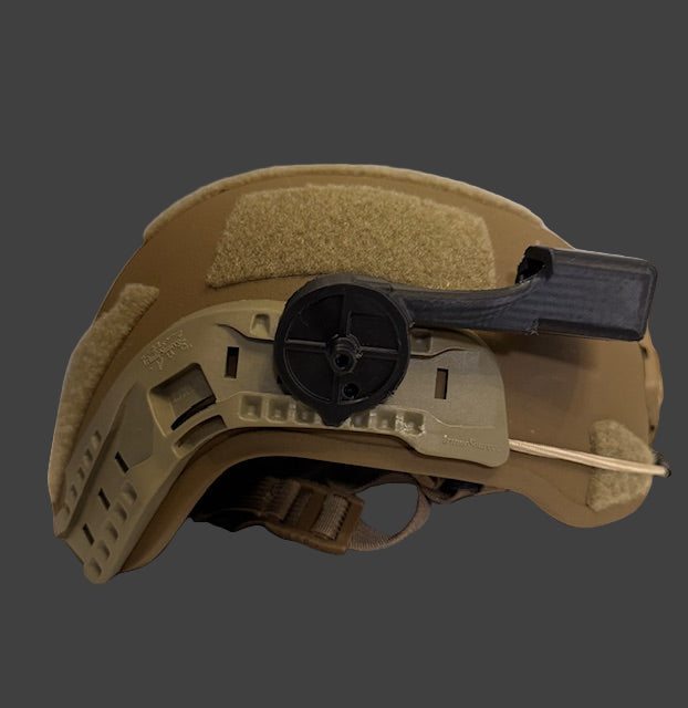 Axon Flex 2 ARC rail helmet camera mount